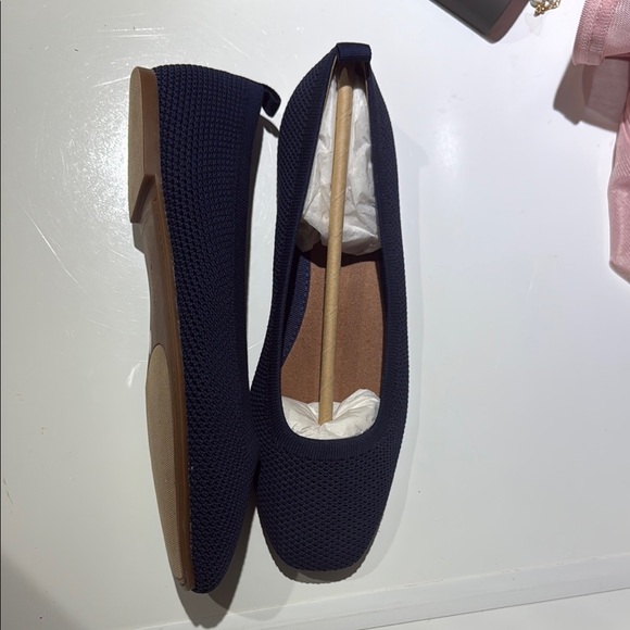 Lucky Brand Daneric Navy Flats - Picture 1 of 5